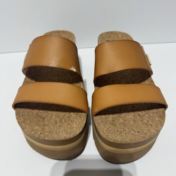 Reef Womens Cushion Vista Higher Sandal Natural Size 7 M - Picture 3 of 6